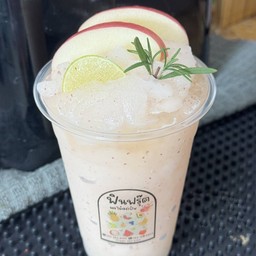 แอปเปิ้ลแดง+มะนาวปั่น