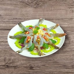 กุ้งแช่น้ำปลา ( 9-10 ตัว )