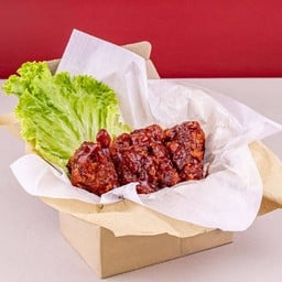 ไก่ทอดสไตล์เกาหลี ซอสบาร์บีคิว