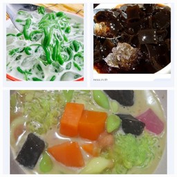 ลอดช่องน้ำตาลอ้อยกะทิสด