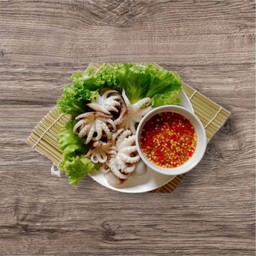 หมึกสายลวก  ( 2 ขีด 5-6 ตัว )