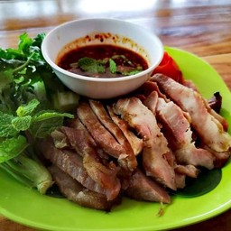 สันคอหมูย่าง