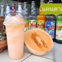 น้ำแคนตาลูปปั่น นมหมี