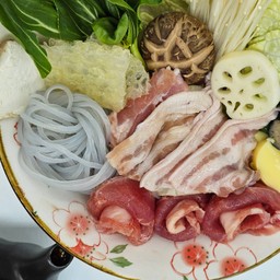 ชุดเน้นหมู ชั่งวัตถุดิบรวม 500 g.