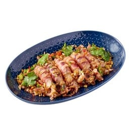 ปลาหมึกไข่ทอดกระเทียม