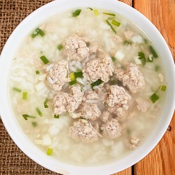 ข้าวต้มหมูสับ - Savory Pork Rice Soup