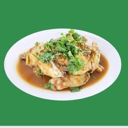 ไก่บ้านนึ่งน้ำพริก