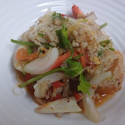 ยำวุ้นเส้นหมูสับ