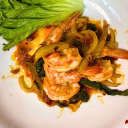 ผัดพริกเผากุ้ง *กับข้าว - Stir-Fried Chili Paste with Shrimp