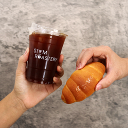 🥐 Set B : อเมริกาโน่ เย็น + ชิโอะปัง