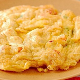 ไข่เจียวกุ้ง - Thai-Style Omelette with Shrimp