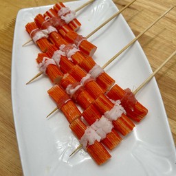 หมูสามชั้นพันปูอัด