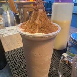 โอวัลตินนมสดภูเขาไฟปั่น