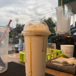 นมสดคาราเมลปั่น