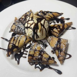 ซาโมซ่ากล้วยซอสช็อค