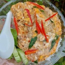 ข้าวห่อหมกหมูสับไข่ข้น