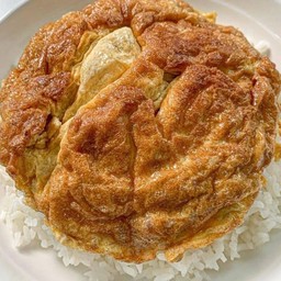 ข้าวไข่เจียวหมูสับ (ทอดน้ำมันน้อย)