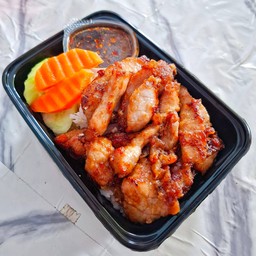 ข้าวหมูทอด