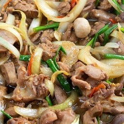 กับข้าวถุงกลาง กะเพราไก่