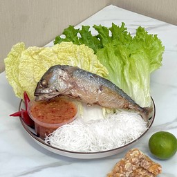 เมี่ยงปลาทู(เส้นหมี่)