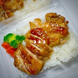 ข้าวหน้าไก่เทอริยากิกิิกิ