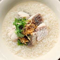 ข้าวต้มปลากะพง - Sea Bass Fish Rice Soup