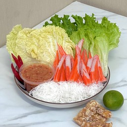 เมี่ยงปูอัด(เส้นหมี่)