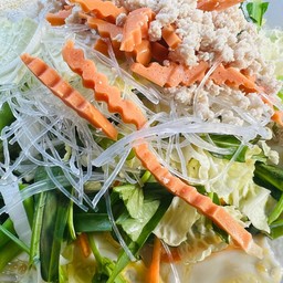 ข้าวปันผัก