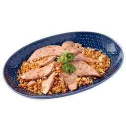 ตับหมูทอดกระเทียมพริกไทย