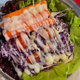 สลัดผักปูอัด