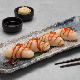 ซูชิหอยเชลล์ซอสเมนไท (2 คำ)