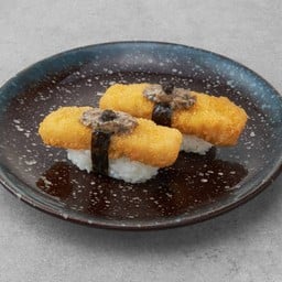 ซูชินักเก็ตปลาซอสทรัฟเฟิล (2 คำ)