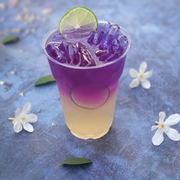 อัญชันน้ำผึ้งมะนาว แก้ว 16 oz.