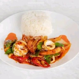 ข้าวพริกเผาทะเล