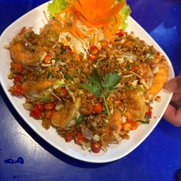 กุ้งคั่วพริกเกลือ