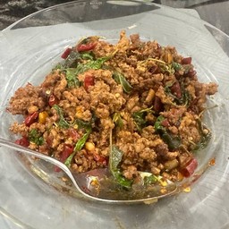 ข้าวกระเพราหมูสับ
