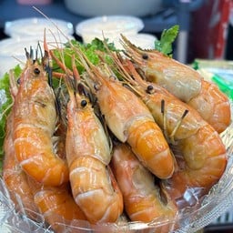 กุ้งไข่ผสมหัวมันแก้วอบเกลือชุดเล็ก