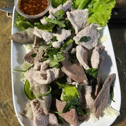 ลวกจิ้มหมู+ตับ