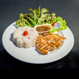 ข้าวหน้าสเต็กไก่