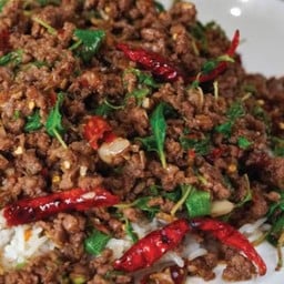กะเพราเนื้อสับ