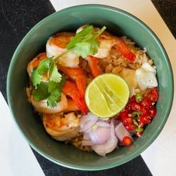 Spicy Mixed Rice With Shimp