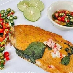ข้าวราดห่อหมก