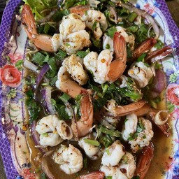 ลาบกุุุ้งสุก