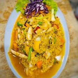 ปูผัดปงกะหรี่