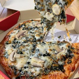 [Size M ] หน้าผักโขม+ เห็ดแชมปิญอง