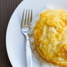 ข้าวไข่เจียว2ฟองธรรมดา