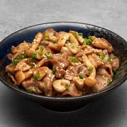 ข้าวหน้าหมูผัดซอสมิโซะ