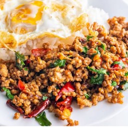 ข้าวกะเพราหมูสับ