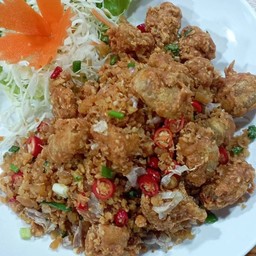 เอ็นไก่คั่วพริกเกลือ