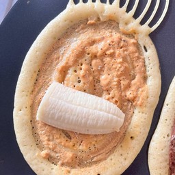 เนยถั่ว+กล้วย (2 ชิ้น)